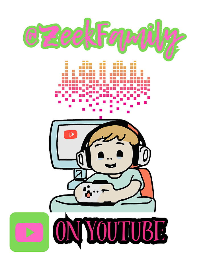 ZeekFamily,kids Gaming Edition, Girl Design product image (1)