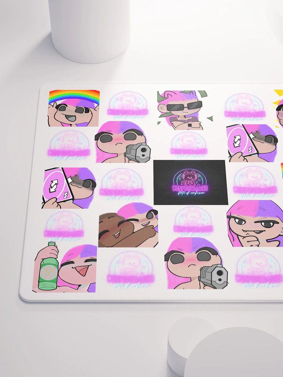 CADHD Logo+Emote Mousepad product image (6)
