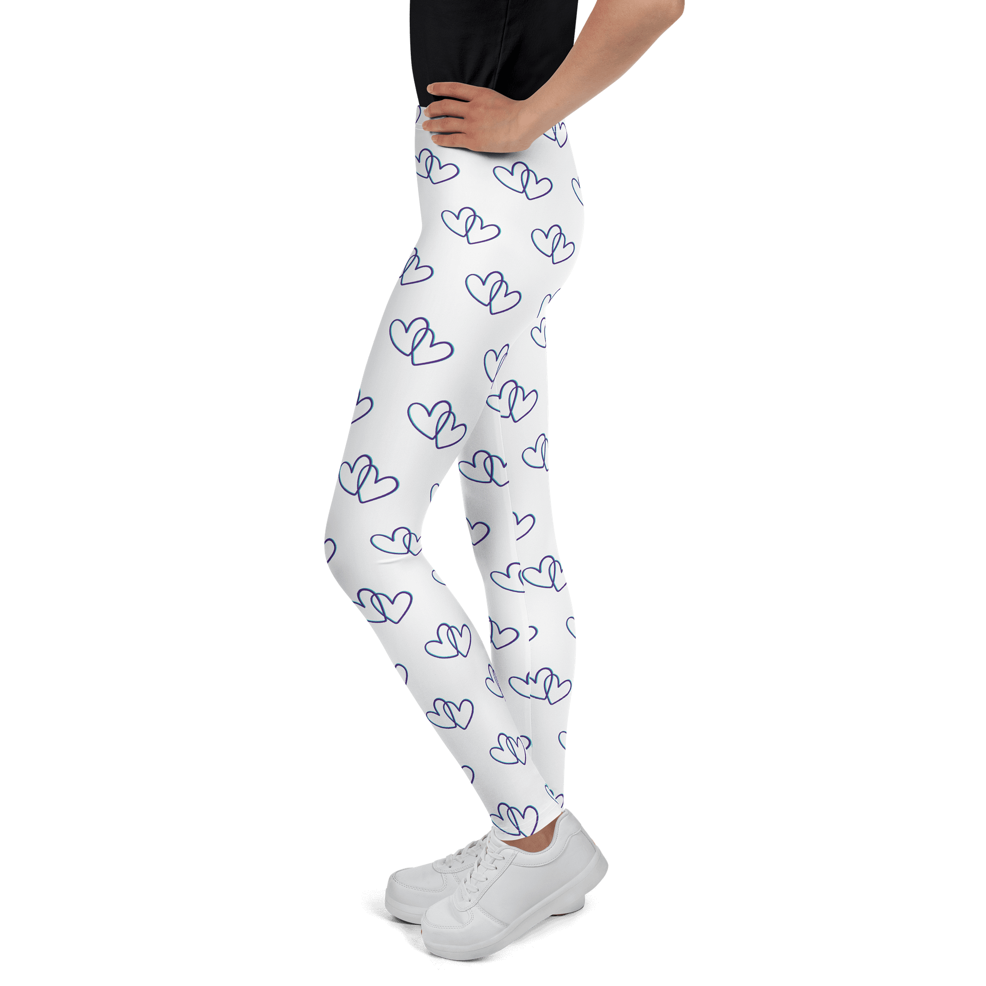 White Heart Youth Leggings product image (4)