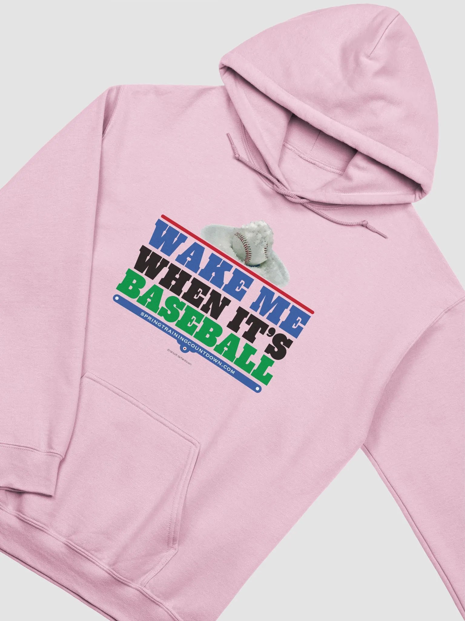 Wake Me When It's Baseball Hoodie product image (4)