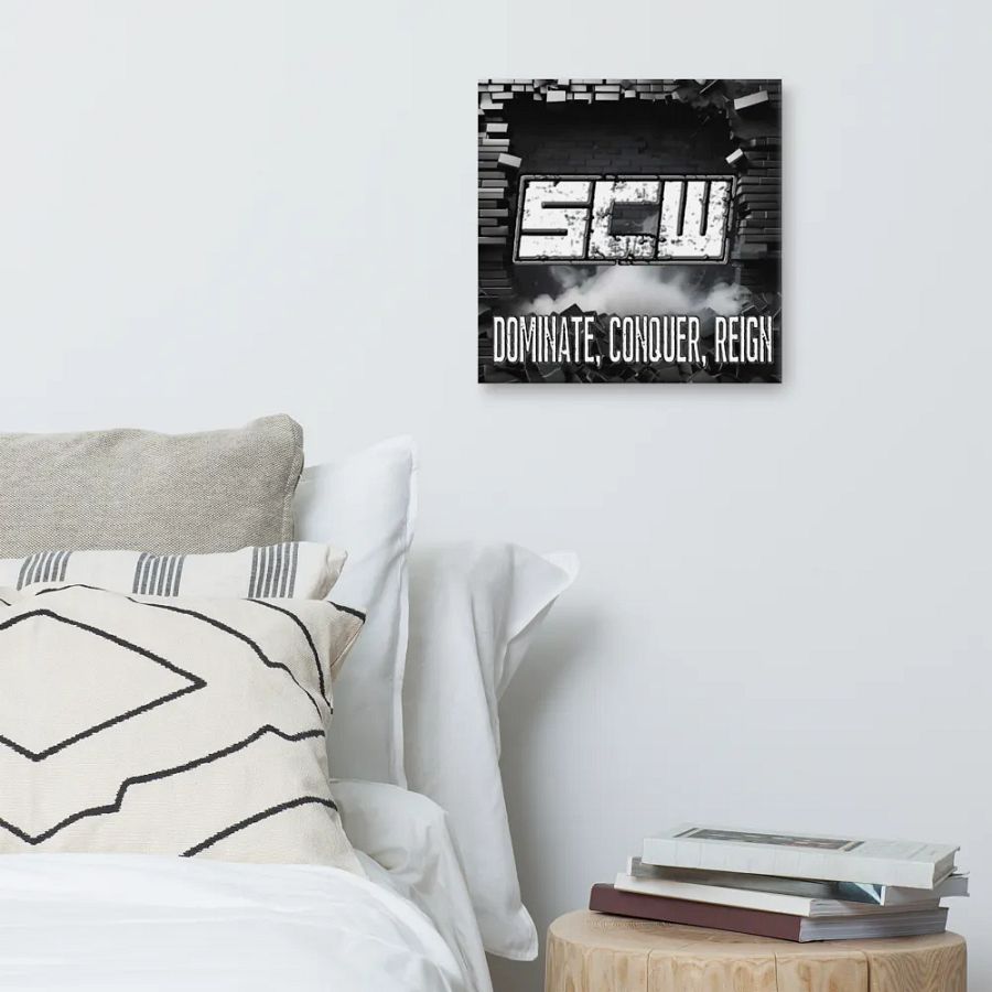 SCW Logo and Mantra Canvas Poster product image (6)