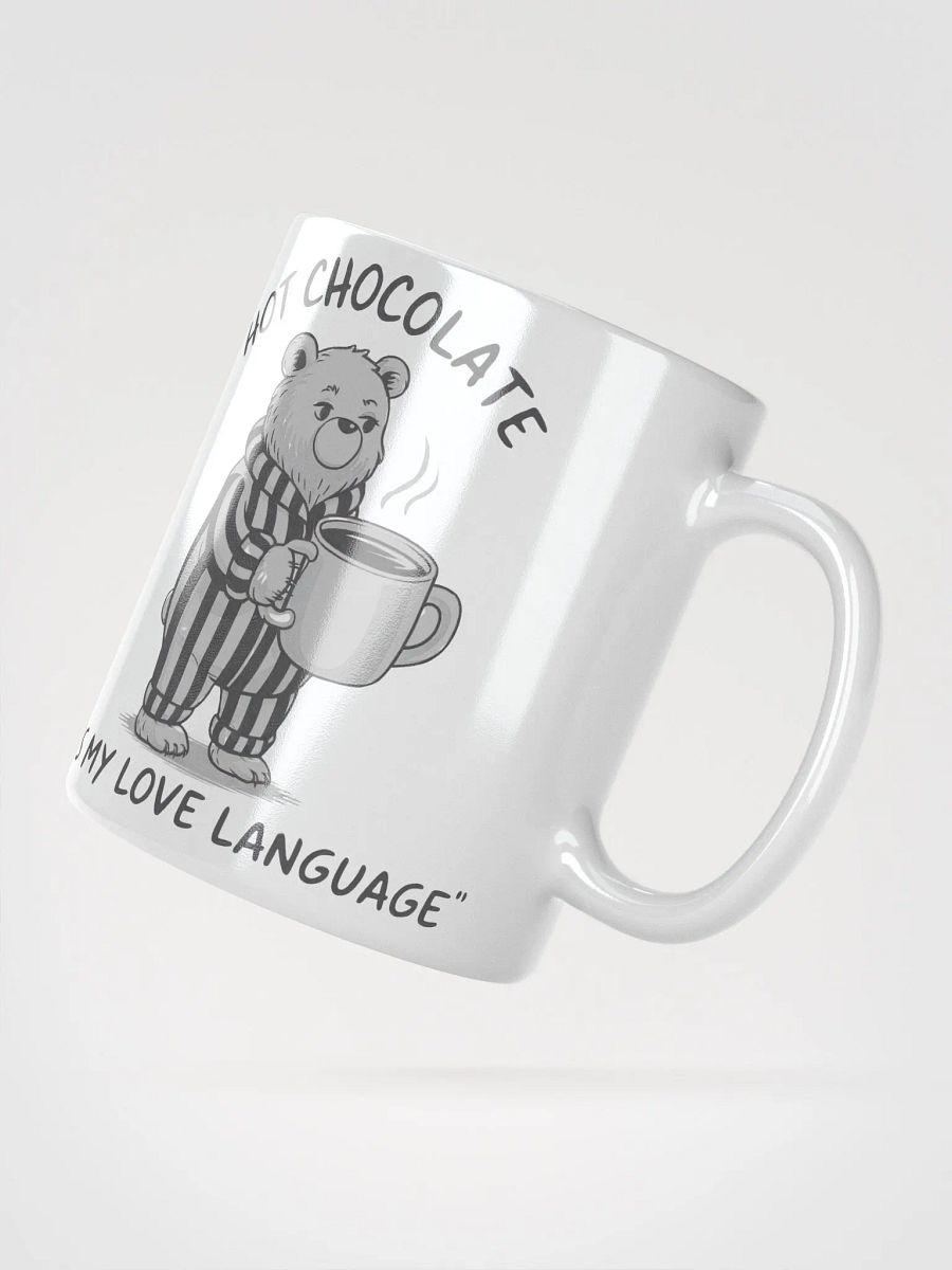 Bear Hot Chocolate Love Language Glossy Mug product image (5)