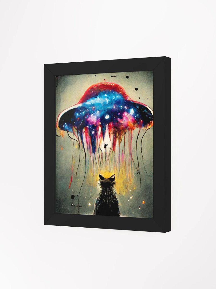 Cosmic kitty Silhouette Print- has sister pieces! product image (21)