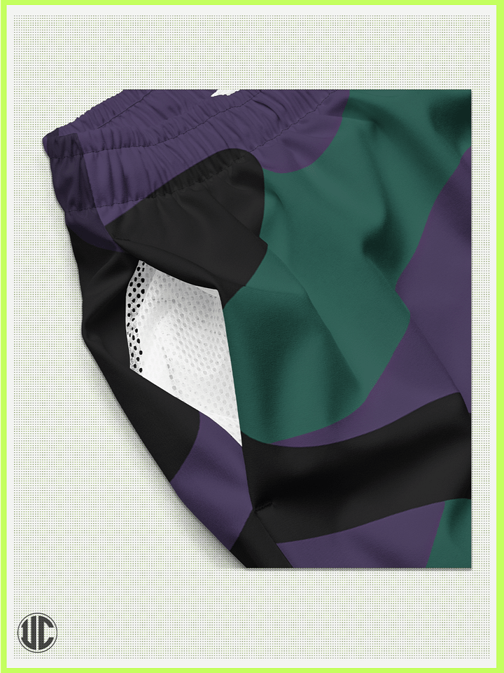 Midnight Purple Camo – Men’s Swim Trunks product image (2)