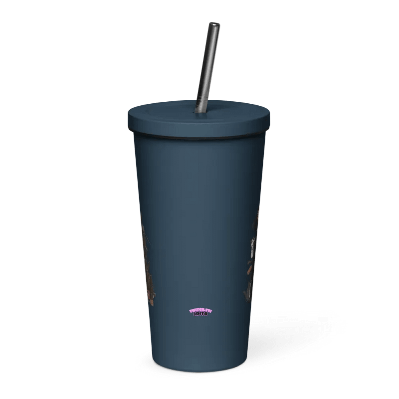 Loot Joblin Insulated Tumbler with a Straw