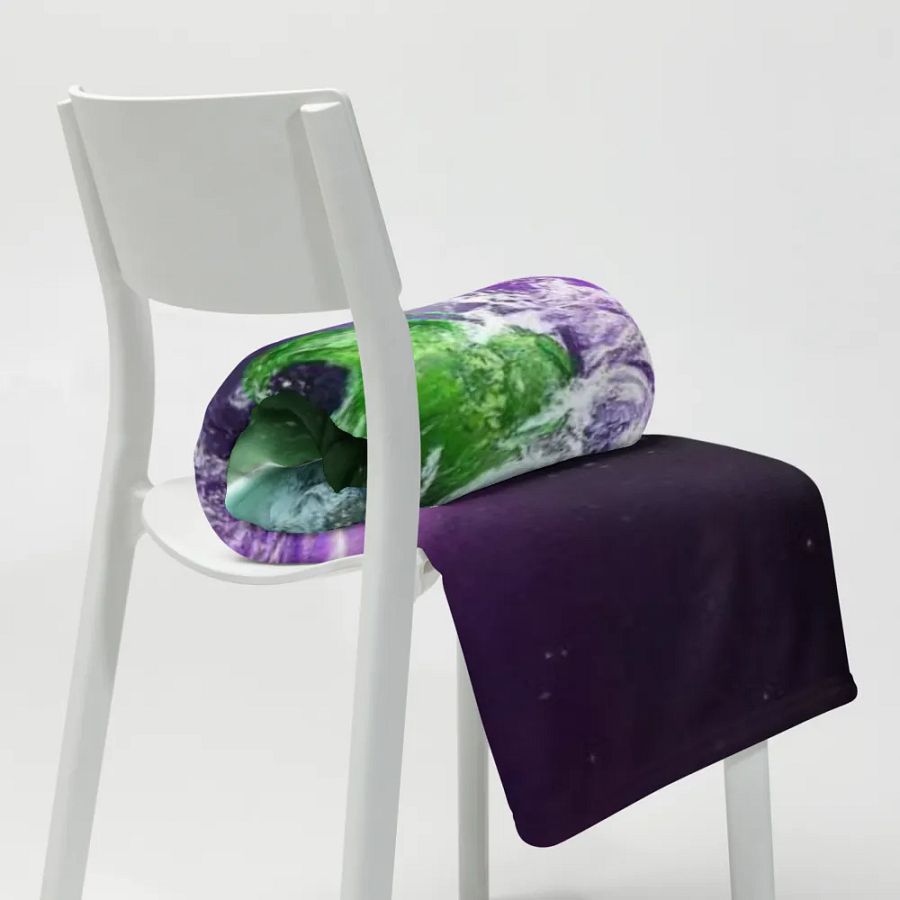Green&Purple Space Blanket product image (20)