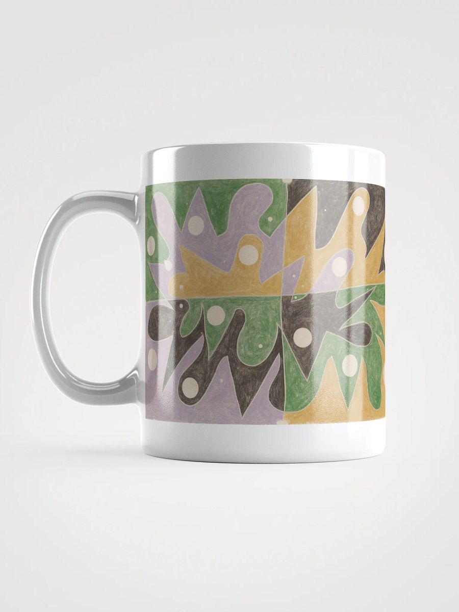 Cartoon College 3 & 4 White Glossy Mug product image (5)