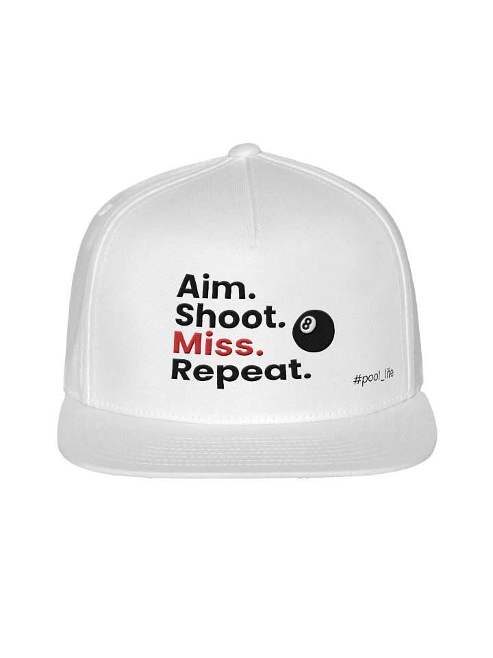 8-ball Pool Life Cap (Snapback - White) product image (1)