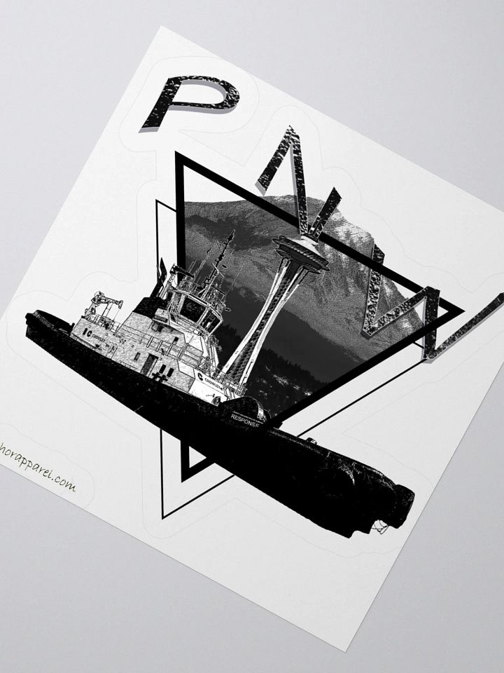 Tug Response Triangle-Mt Raine- PNW Kiss Cut Stickers product image (7)