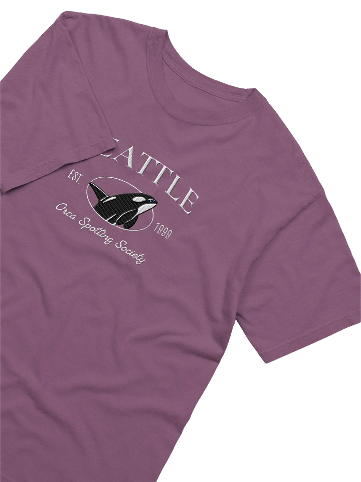 Seattle Orca Spotting Center Embroidery Tee product image (4)