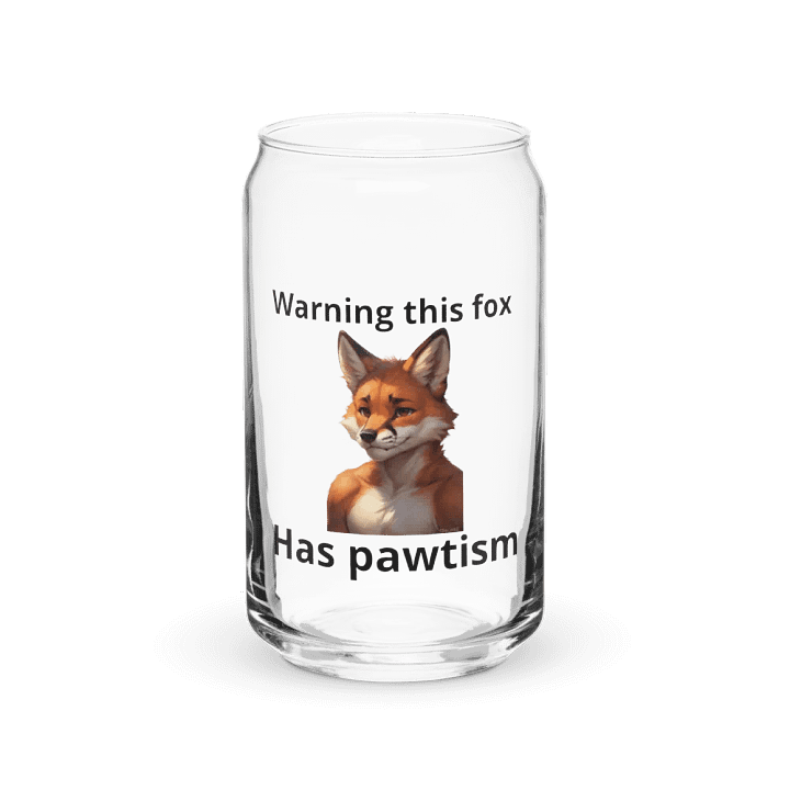 Foxy pawtism glassware product image (2)