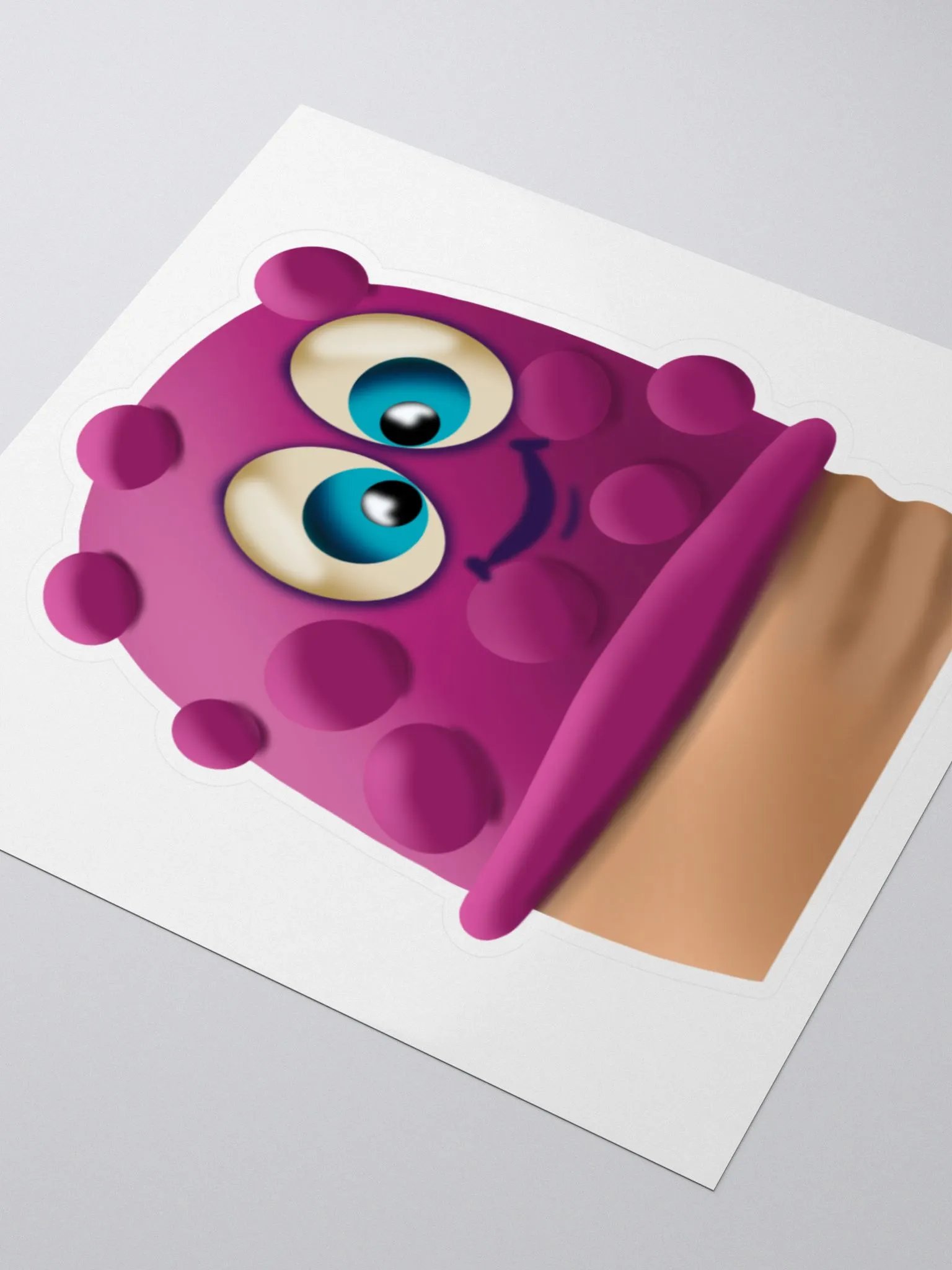 Finger Condom Sticker 3x3 inch product image (3)