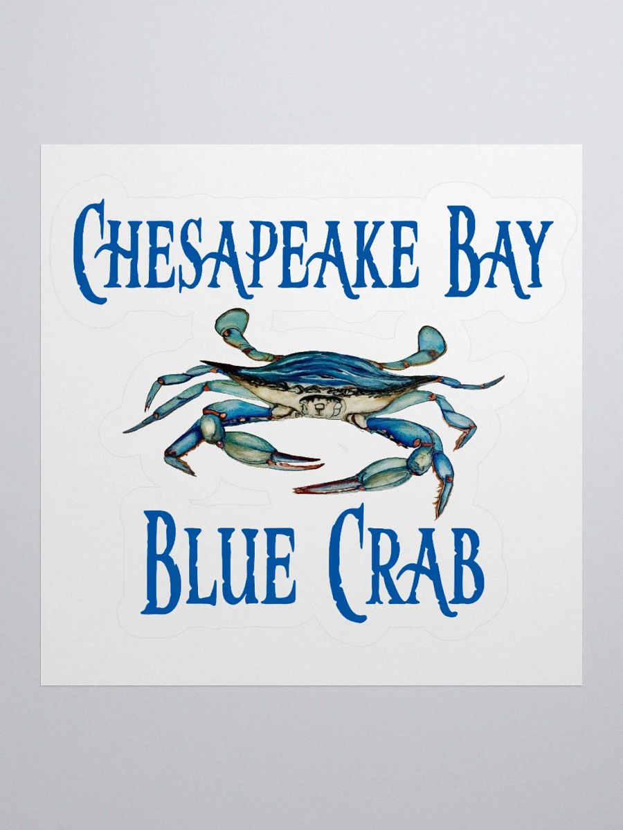 Chesapeake Bay Blue Crab Sticker product image (1)