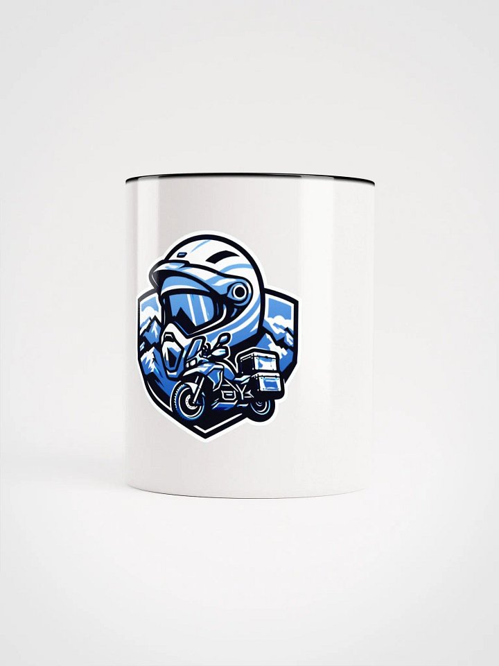Adventure Rider Ceramic Mug |AI Design cross continental touring product image (1)