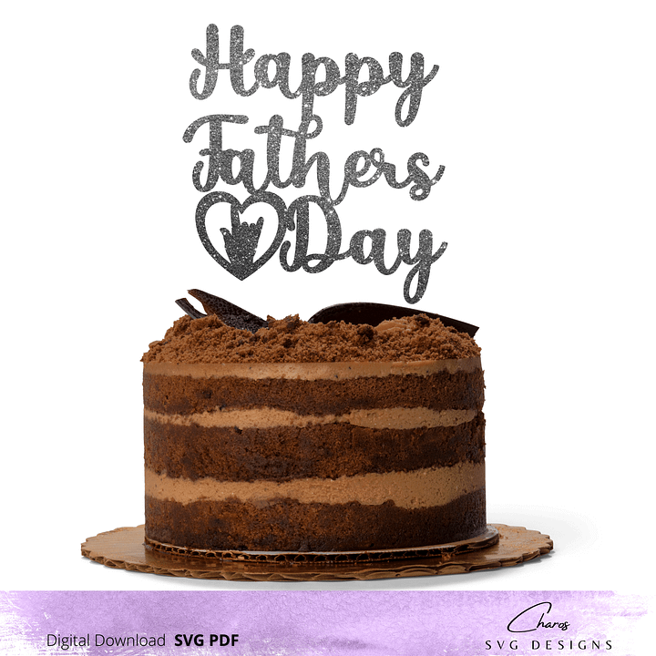 Happy Father's Day I Love You in ASL Cake Topper product image (2)
