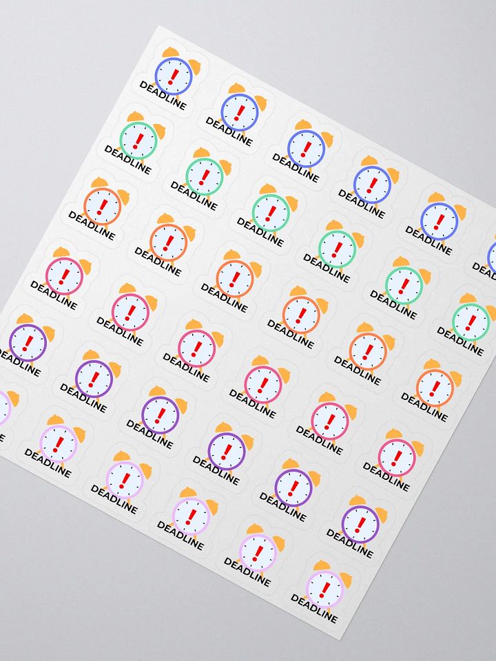 Deadline Stickers – Hand-Drawn, Functional Planner Stickers for Bullet Journals, Work, and Office Organization product image (2)