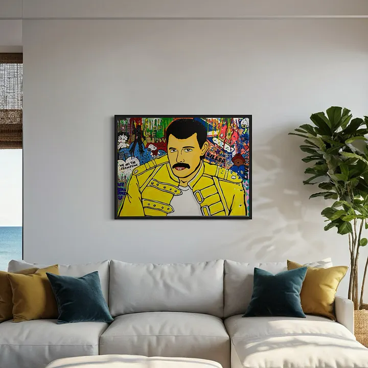 Freddie - Mixed media original product image (2)