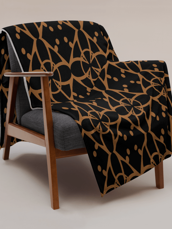 Brown Ethereal Echoes Throw Blanket product image (3)