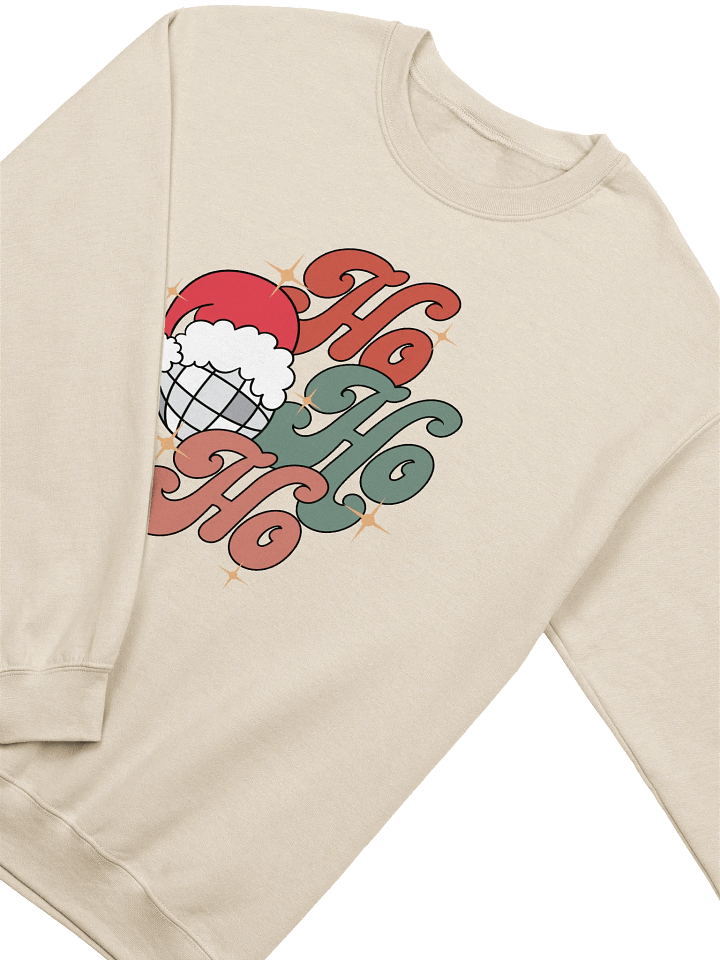 [Ho Ho Ho Disco Santa] Holiday Crewneck Sweatshirt product image (1)