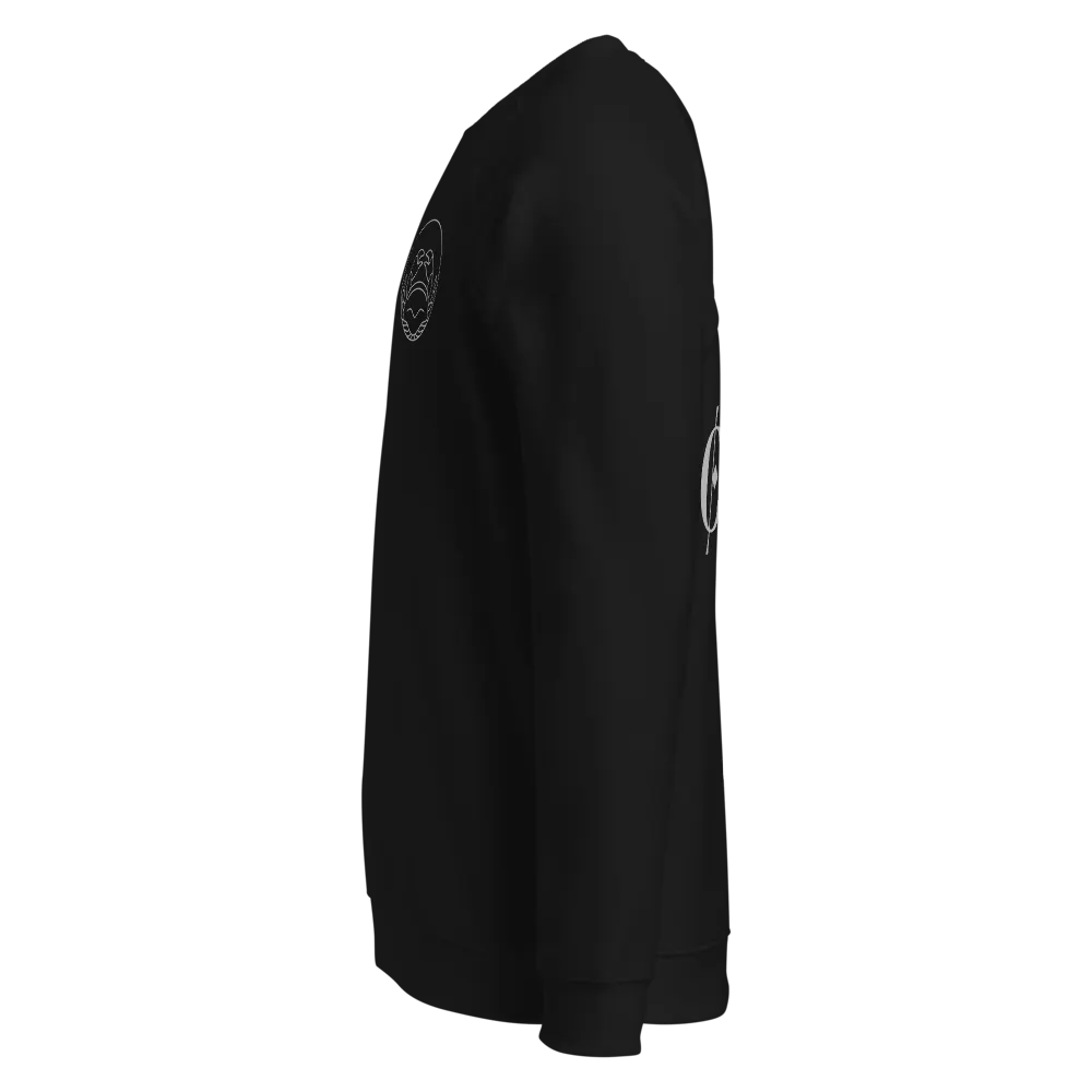 Zen Cancer Circle Unisex Raglan Sweatshirt product image (14)