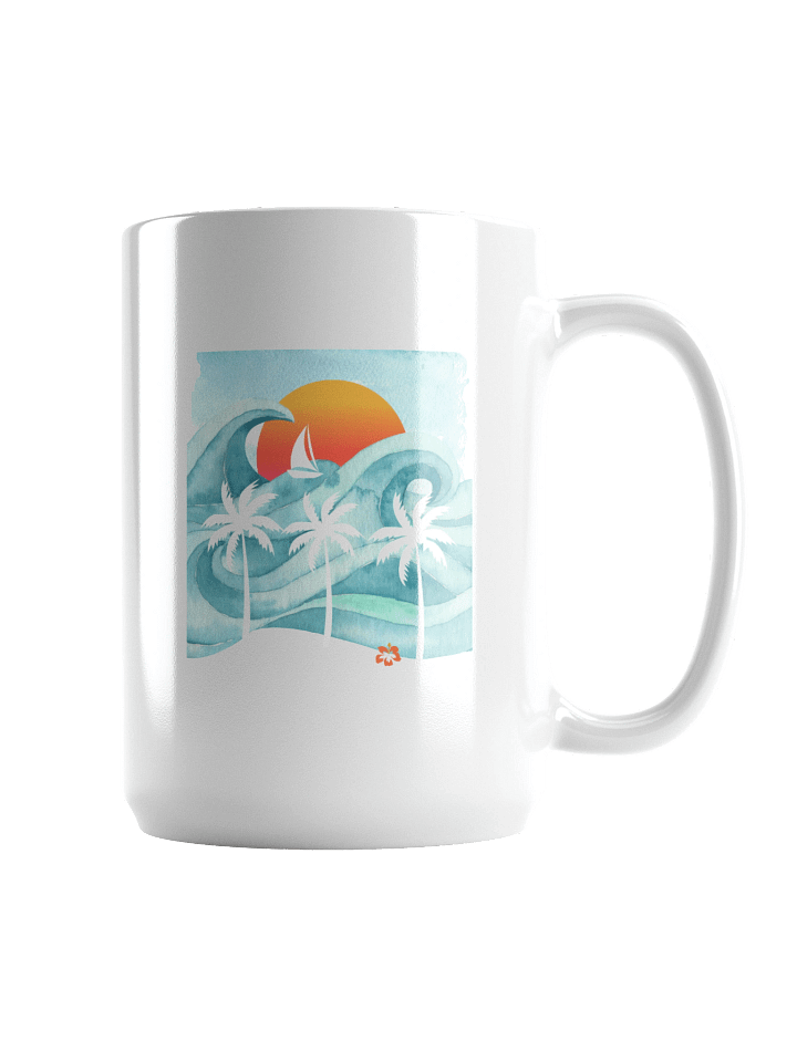 Retro Sail Away Mug | Vintage Sunsets, Surf & Palm Vibes product image (1)