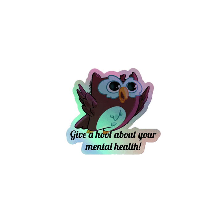 Olly The Owl - Give A Hoot Holo Sticker product image (1)