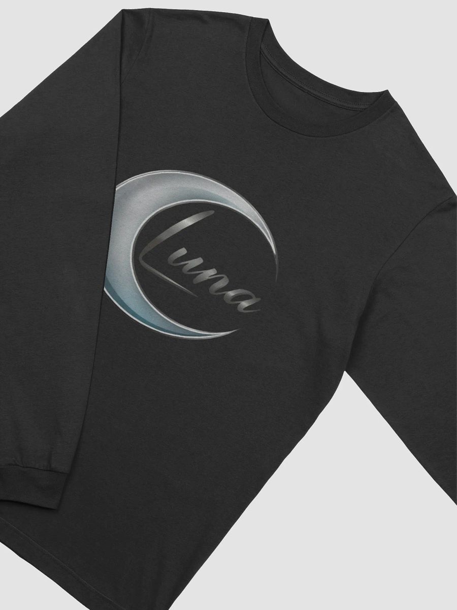 Luna Unisex Supersoft Long Sleeve T-Shirt with Crescent Moon Design - Comfortable and Stylish product image (3)