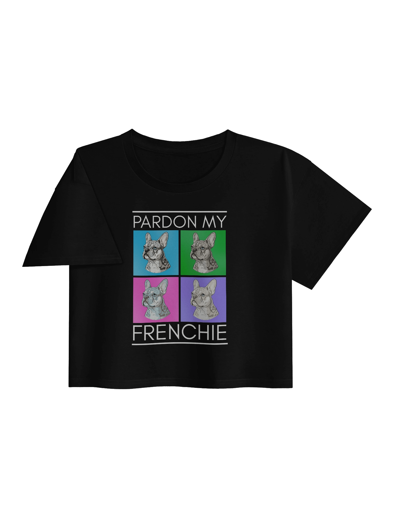 Pardon My Frenchie Women's Crop Top product image (11)