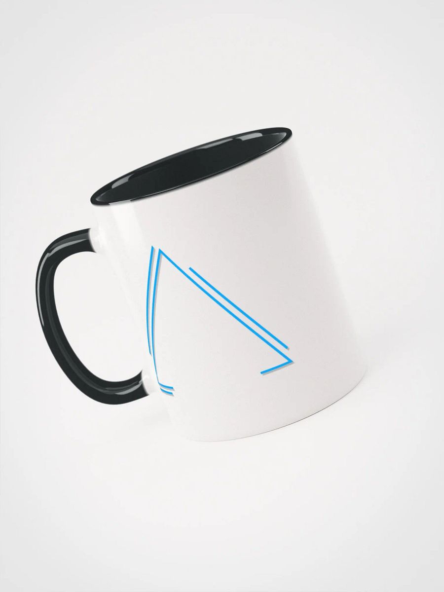 Omitt Triangle Ceramic Mug with Color Inside product image (1)