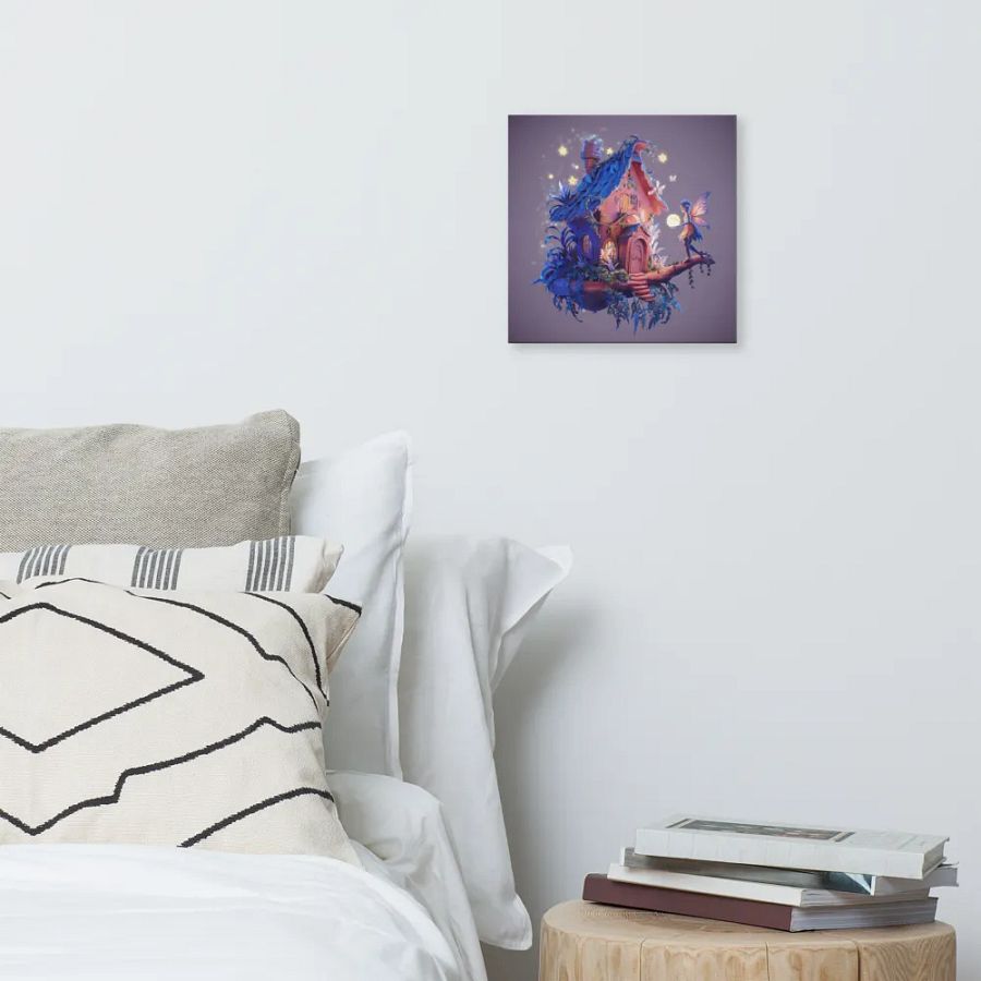 Watercolour Fairy House Art - v12 product image (6)