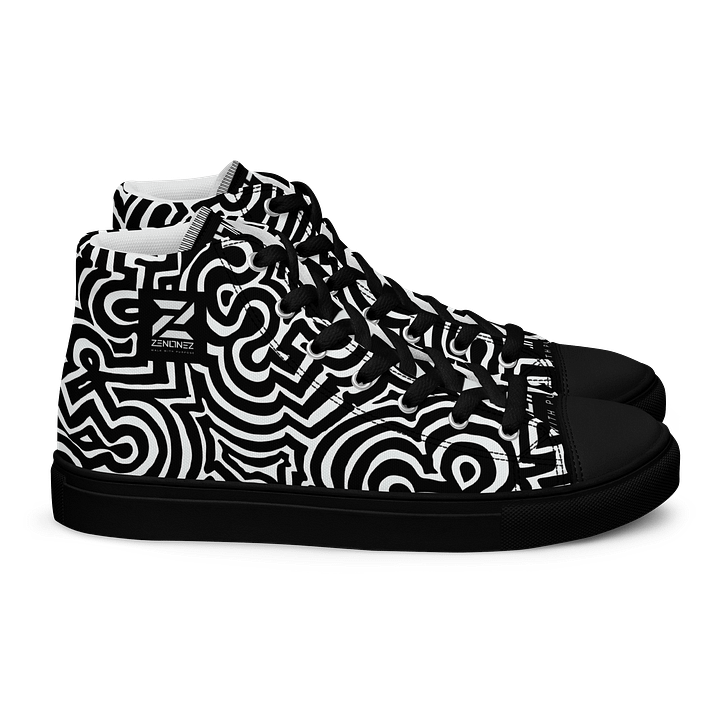 Optical Allusion Men's High Top Sneakers product image (2)