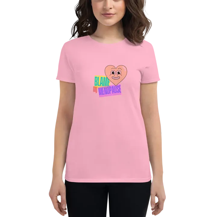 Menopause Vibes Heart Graphic Tee product image (1)