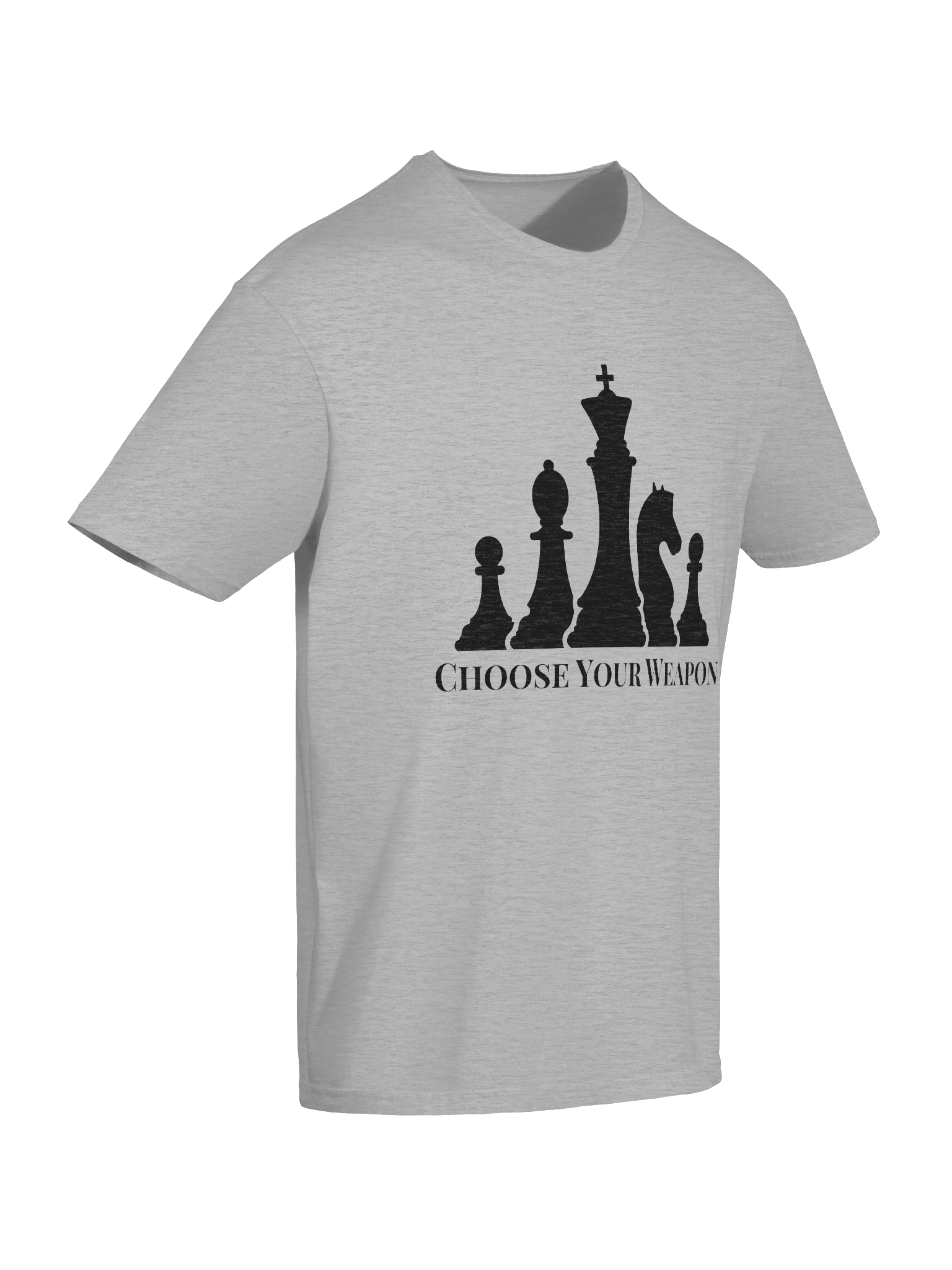 Choose Your Weapon Chess Tee product image (52)