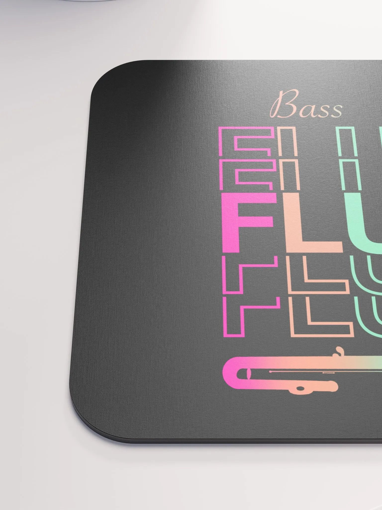 Symmetrical Flute Graphic Mouse Pad - Bass Flute product image (6)