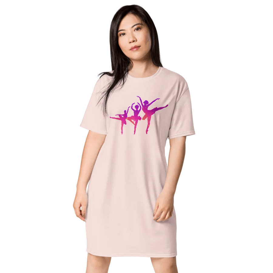 Sunset Ballet Dreams T-Shirt Dress product image (2)