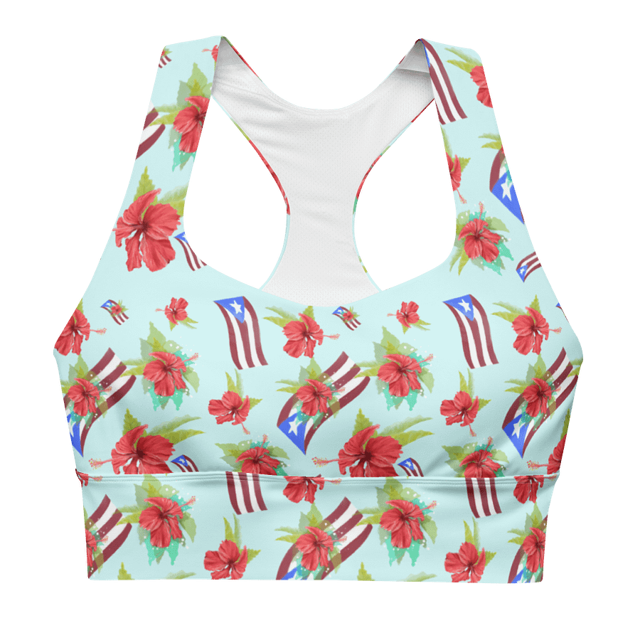 Puerto Rican Pride All-Over Print Sports Bra product image (12)