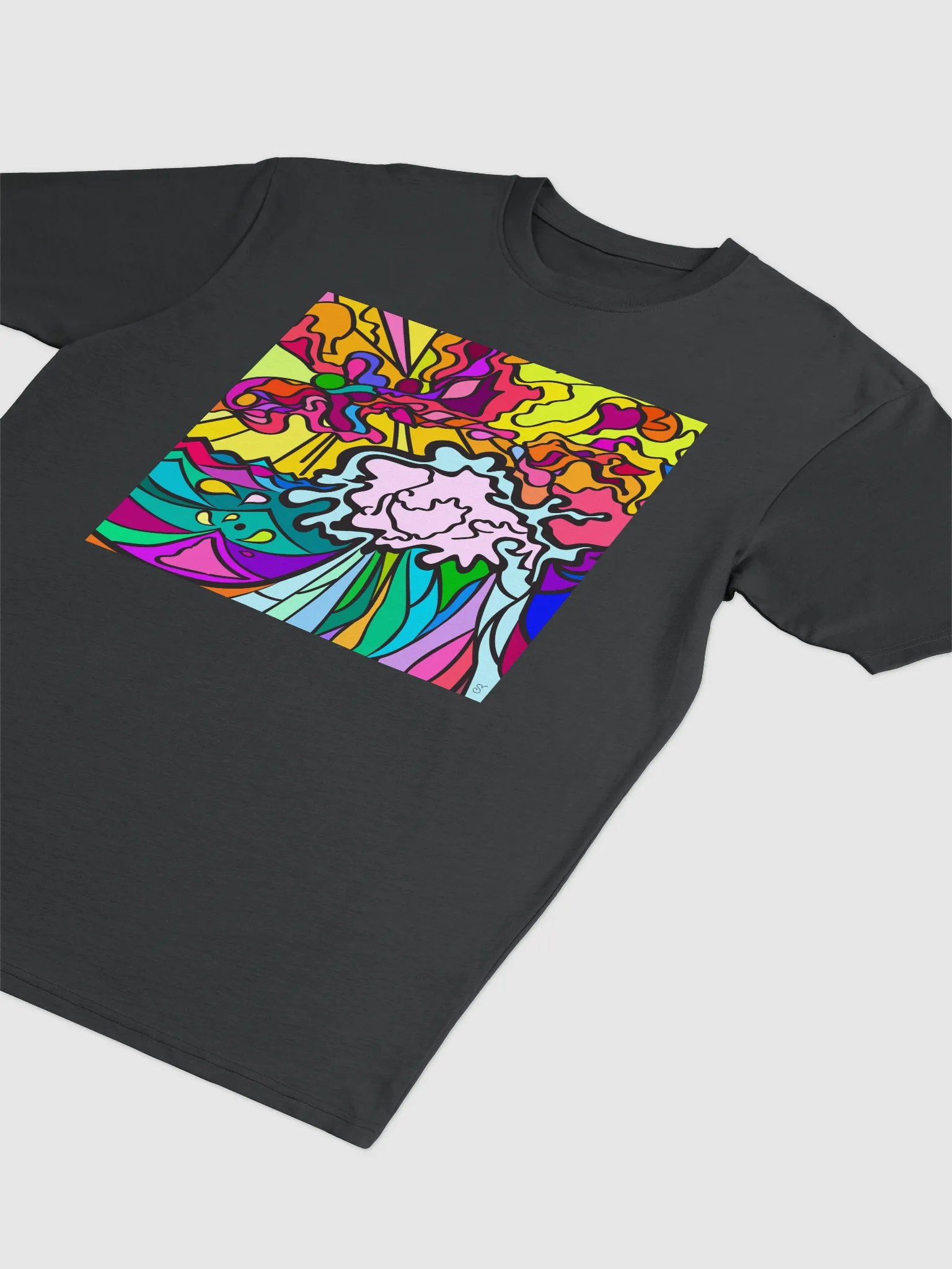 Vibrant Swirls Men's Tee – Wave at Sunset product image (3)