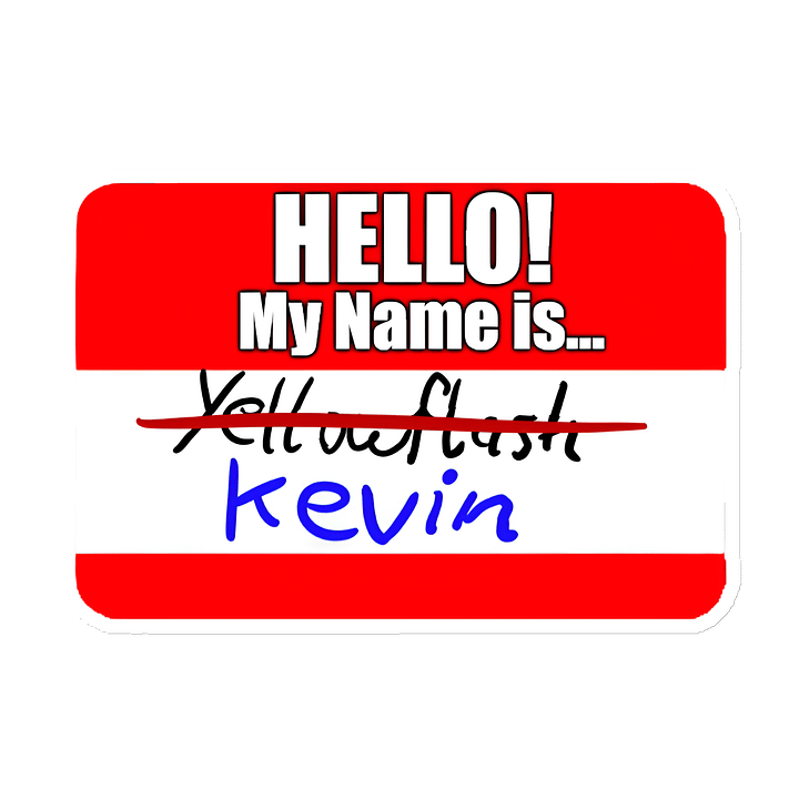Hello My Name Is Kevin Magnet product image (1)