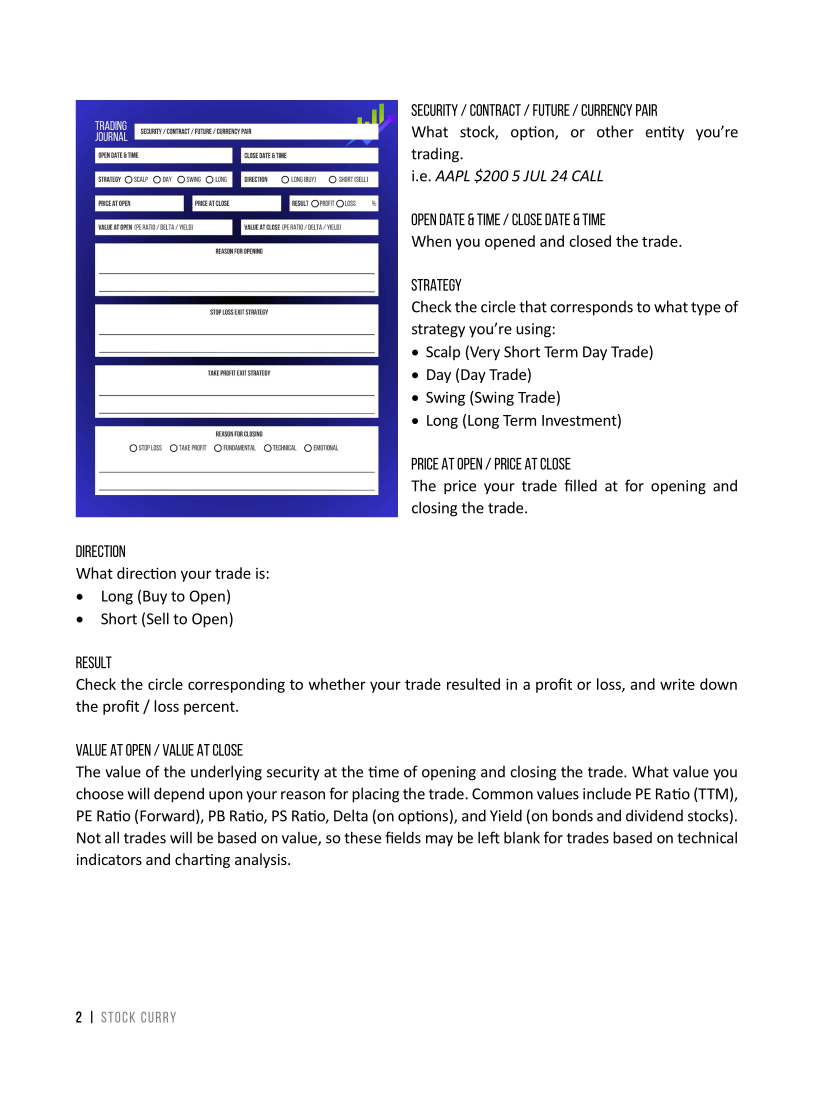 Trading Success Journal - PDF product image (4)