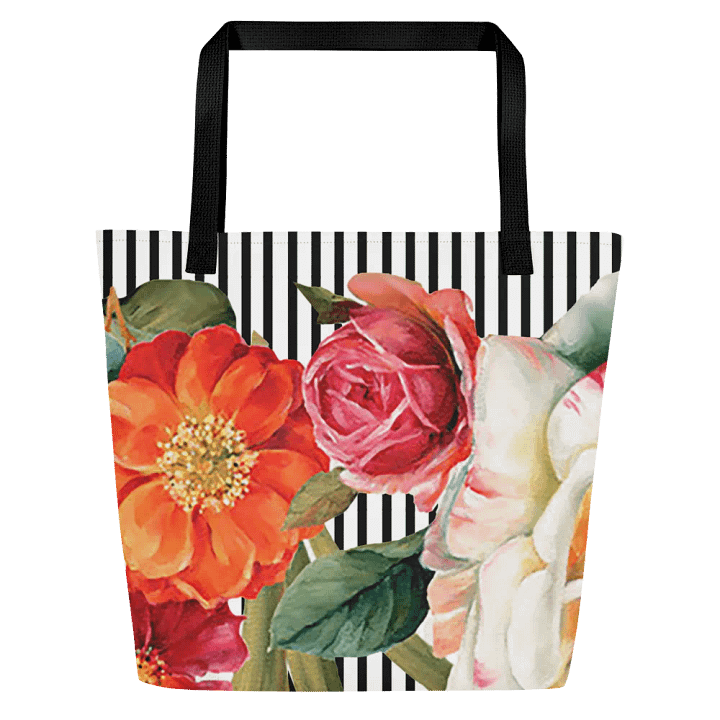 Floral Garden Delight All-Over Tote Bag product image (1)