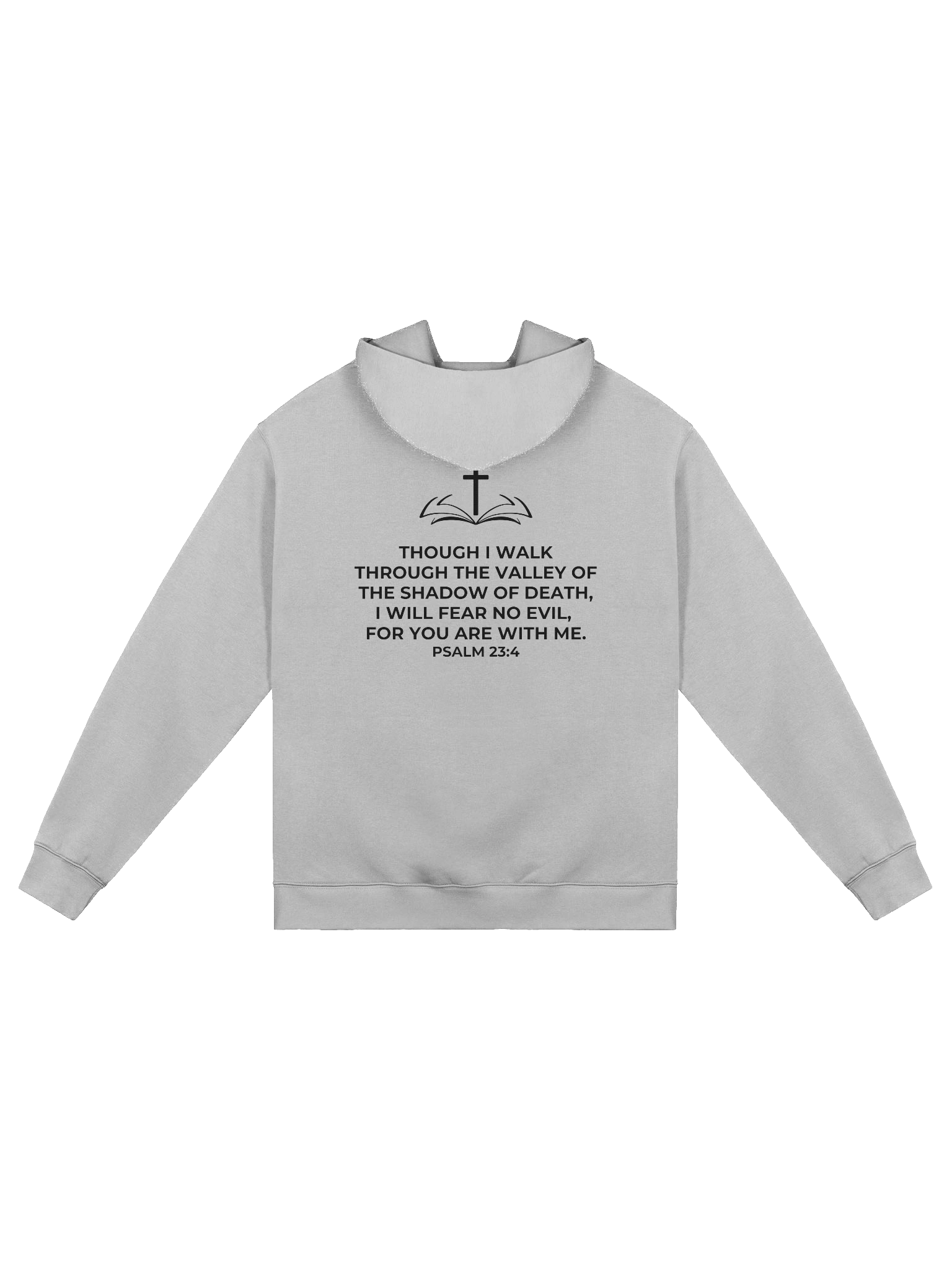Psalm 23:4 Eclipse Oversized Hoodie [Dark] product image (3)