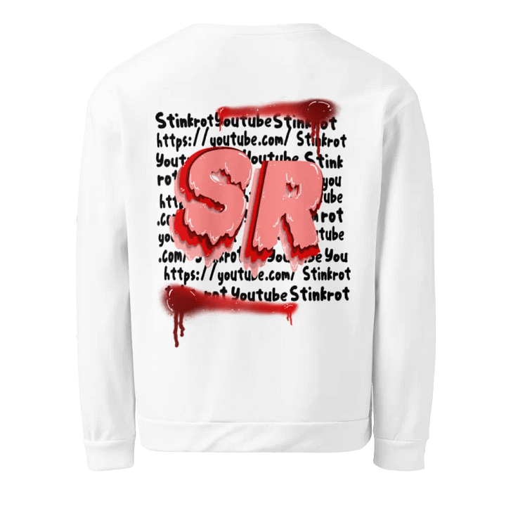 White Stinkrot Youtube Crewneck product image (2)