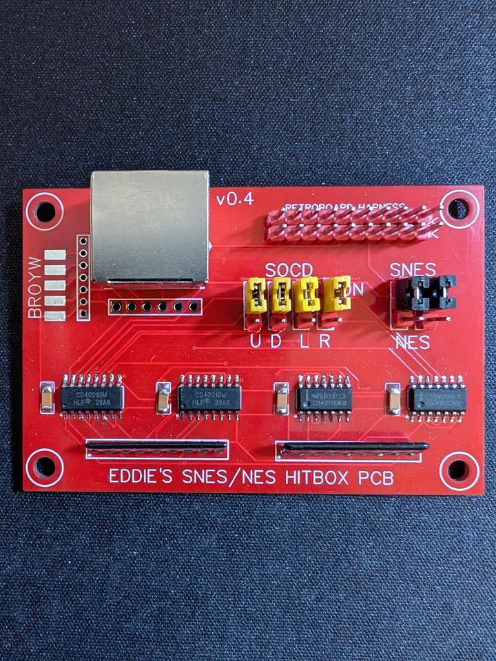 Eddie's SNES Retro Board PCB (RED) product image (1)