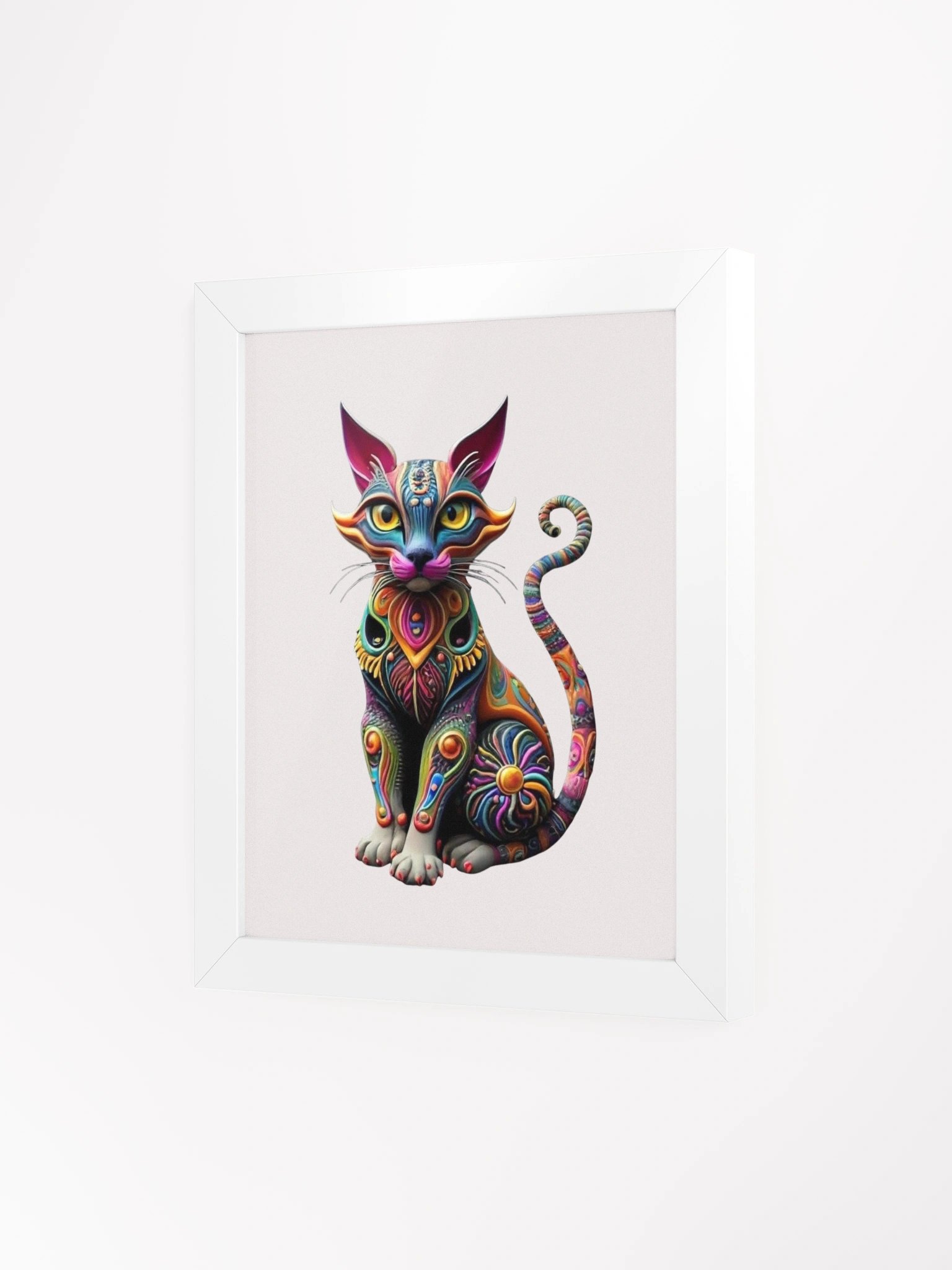Whimsical Cat Dreams Framed Poster product image (3)