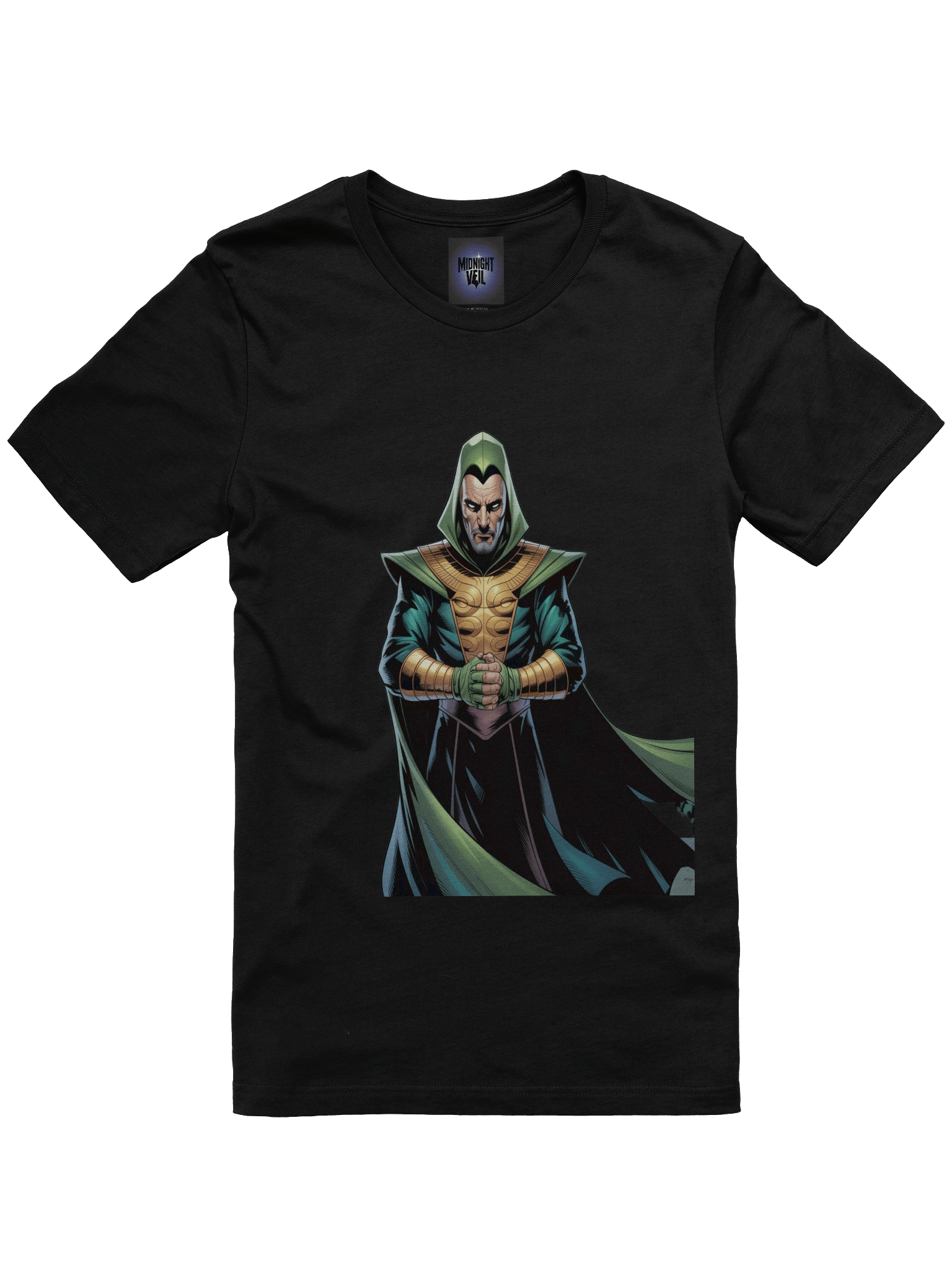 Veiled Vengeance: Ra’s Al Ghul Inspired T-Shirt product image (3)
