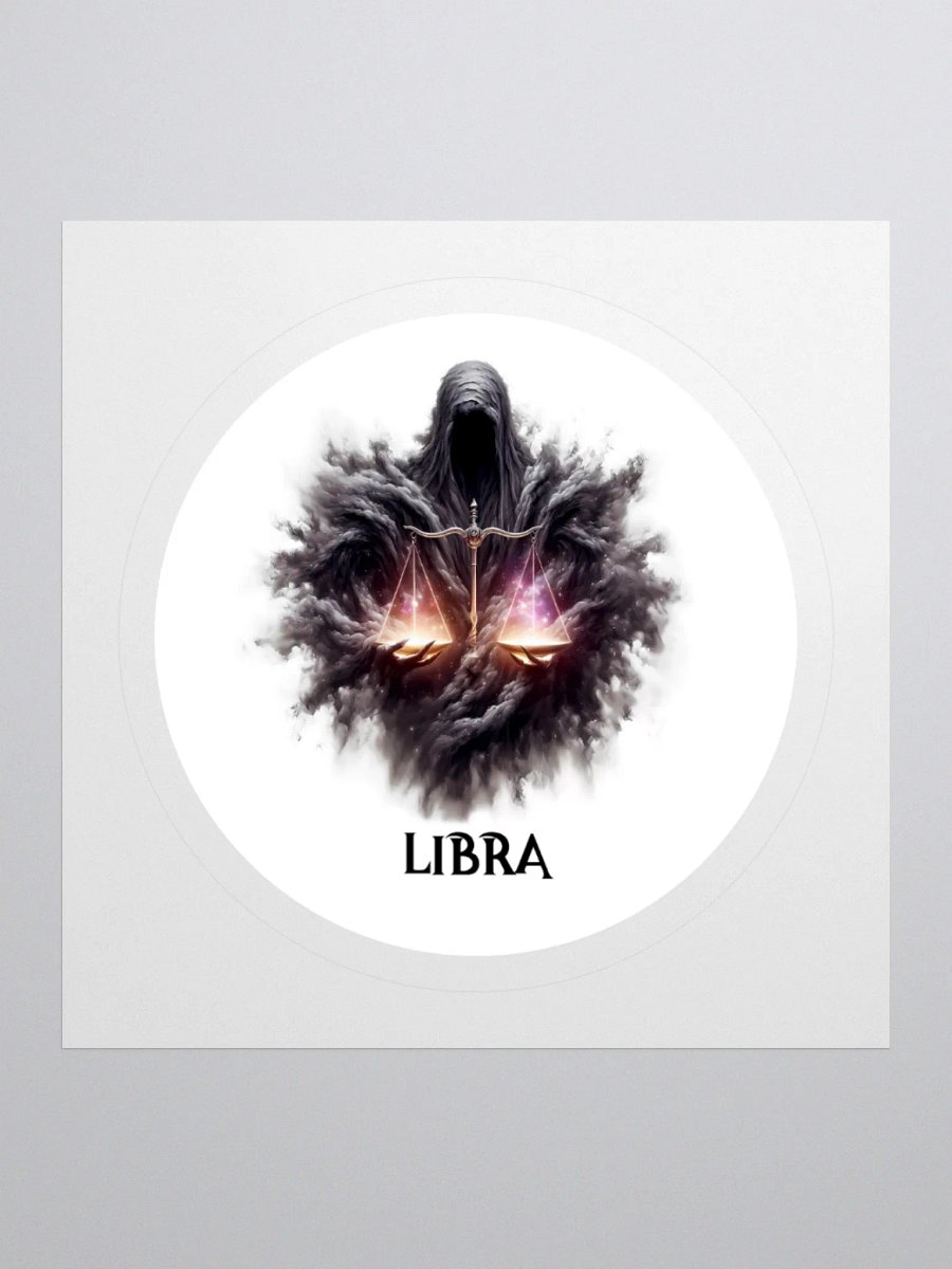 Mythical Libra Zodiac Round Sticker product image (2)