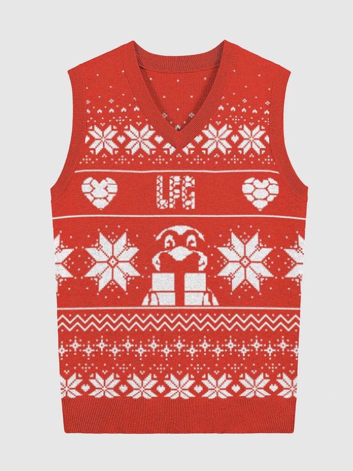 Raph Christmas Knitted V-Neck Vest product image (1)