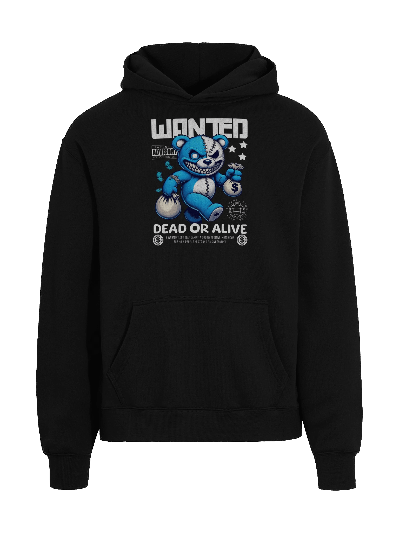 Mischievous Money Bear Oversized Hoodie product image (7)