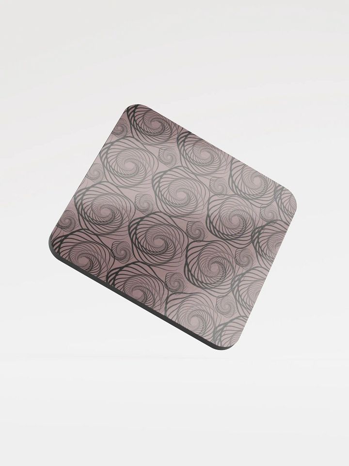 Swirling Elegance Cork Coaster for stylish men and women product image (1)