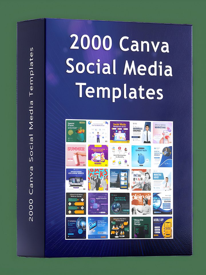 2000 Canva Social Media Templates product image (1)